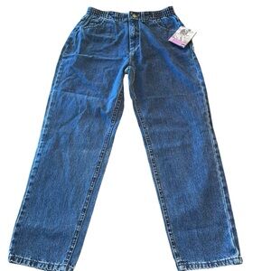 Vintage LEE Jeans 90s Super High Wasited Mom Jeans Size 12 Petite NWT Tapered